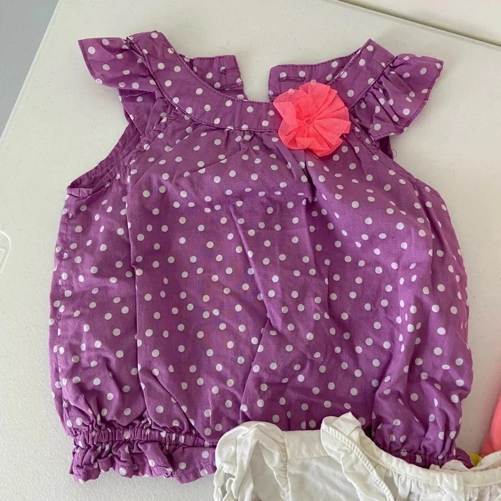 EUC | Gymboree baby girl’s blouse lot bundle of‎ 3 — 12-18 months